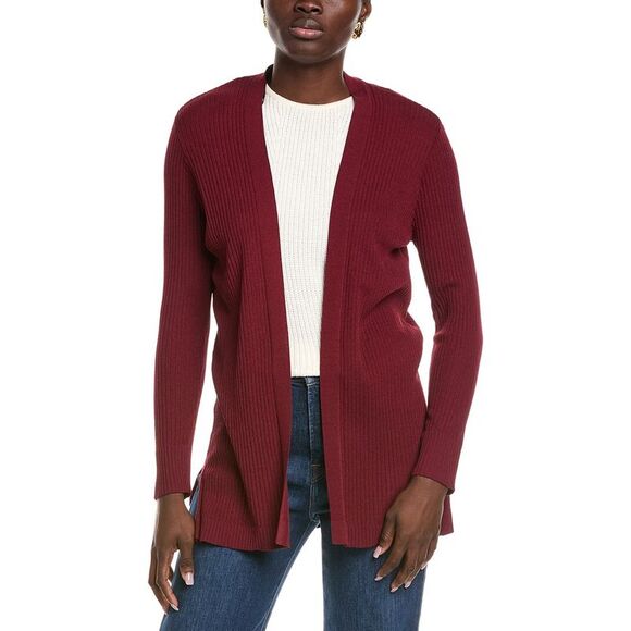 Jones New York Womens  Sutton Cardigan, Red - Picture 1 of 3